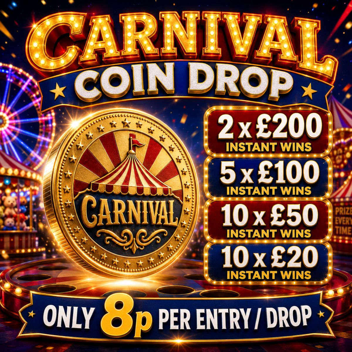 Carnival Coin Drop 🪙