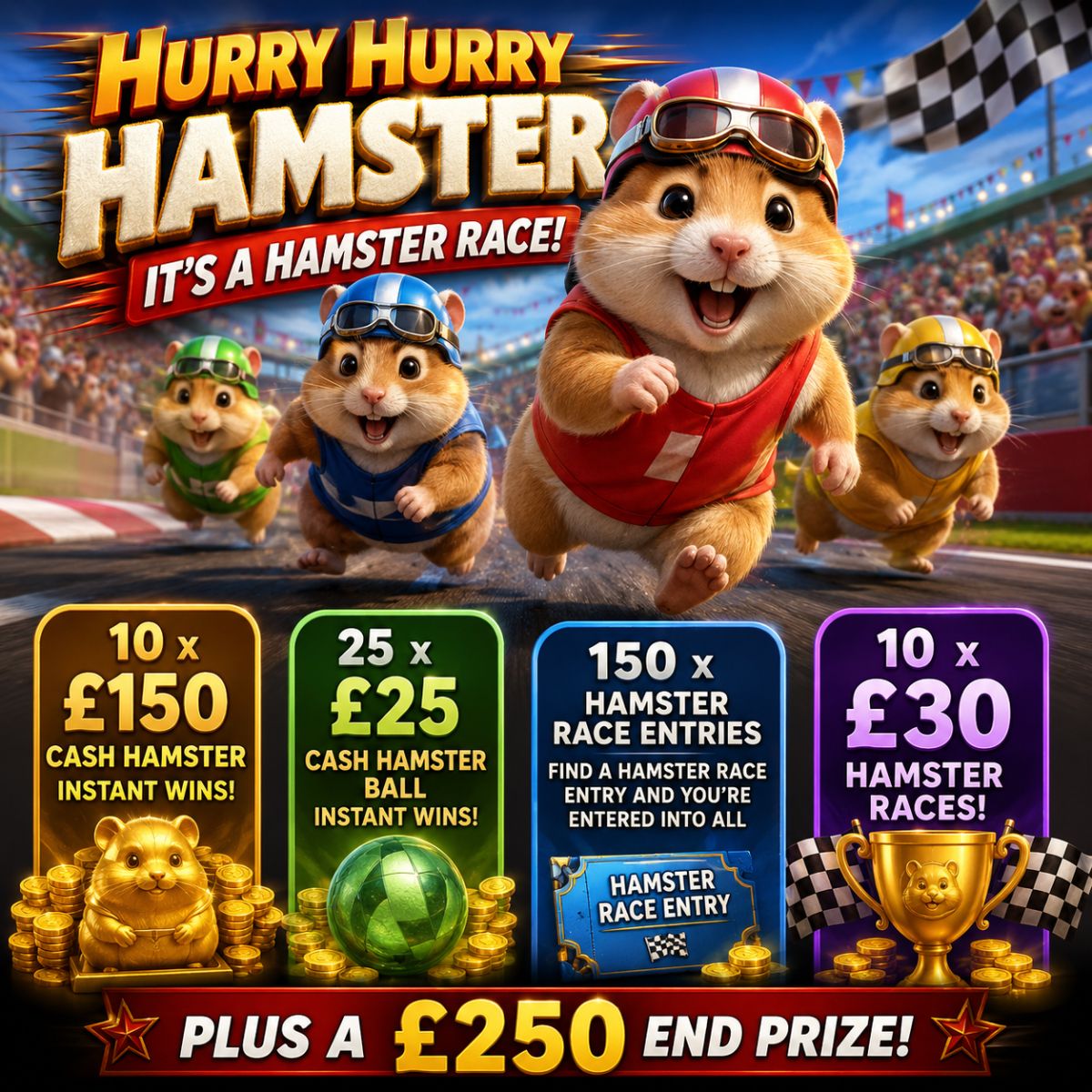 Hurry Hurry Hamster 🐹🏁