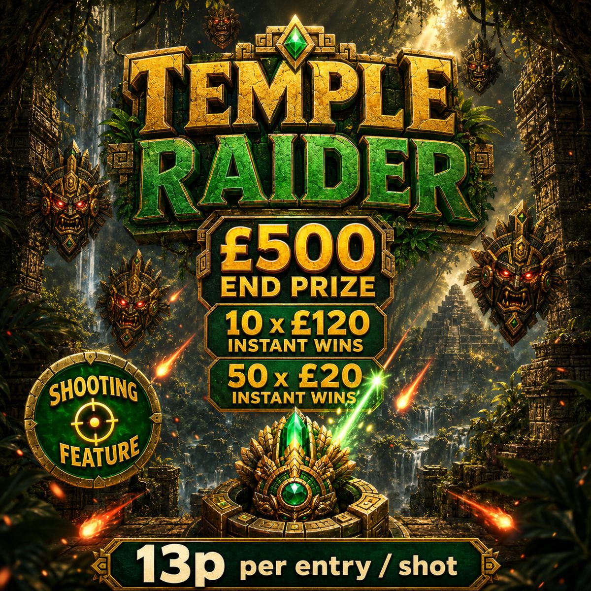 Temple Raider 🛕🪙