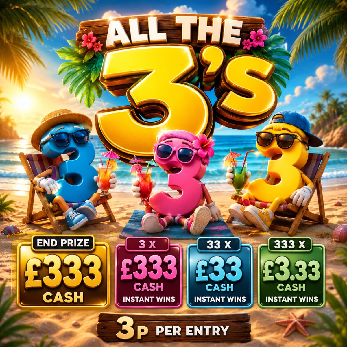 All The 3's 💷
