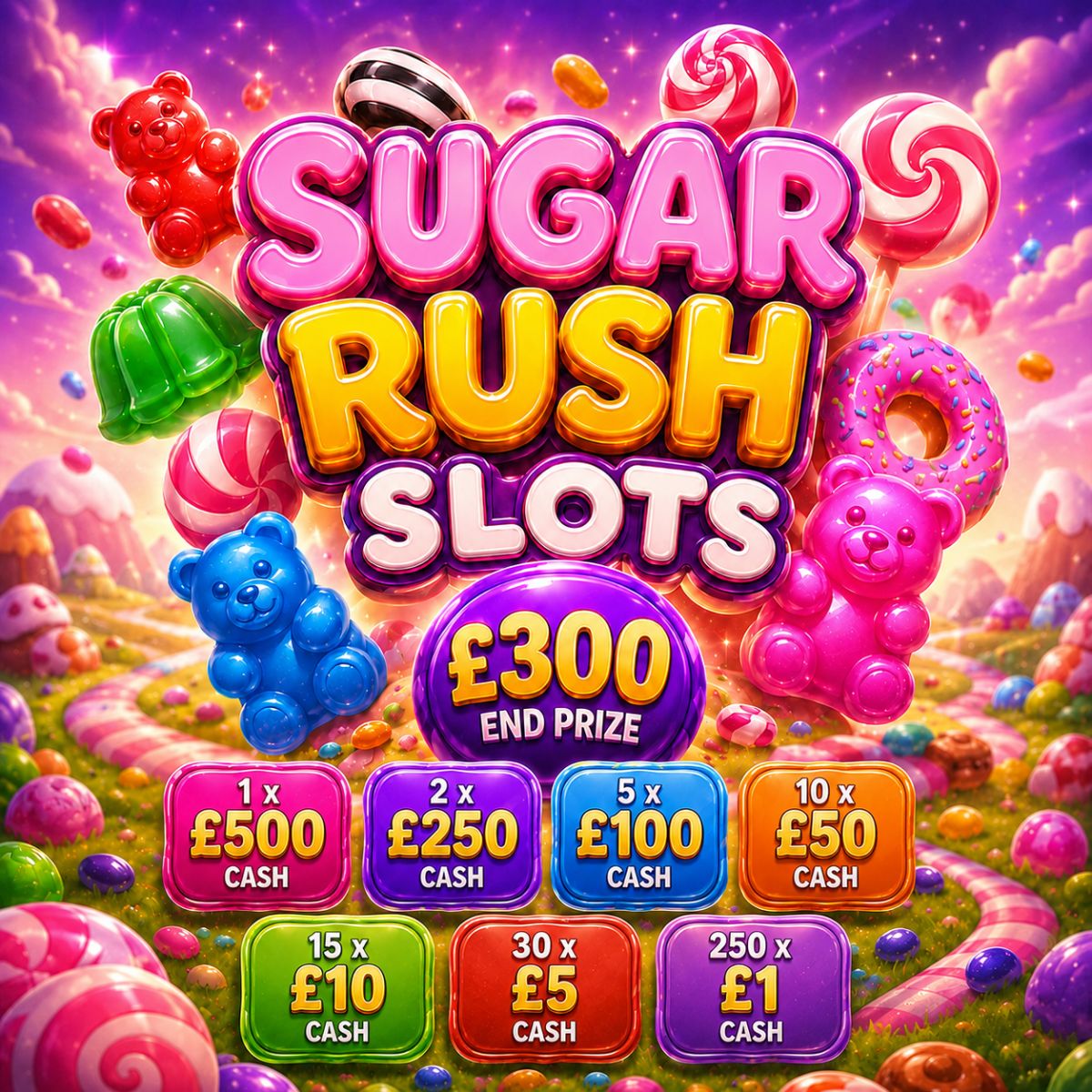 Sugar Rush Slots 🍬🎰