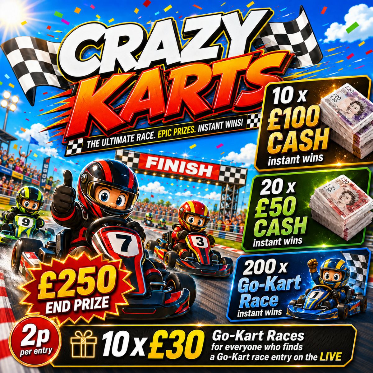 Crazy Karts 🏁
