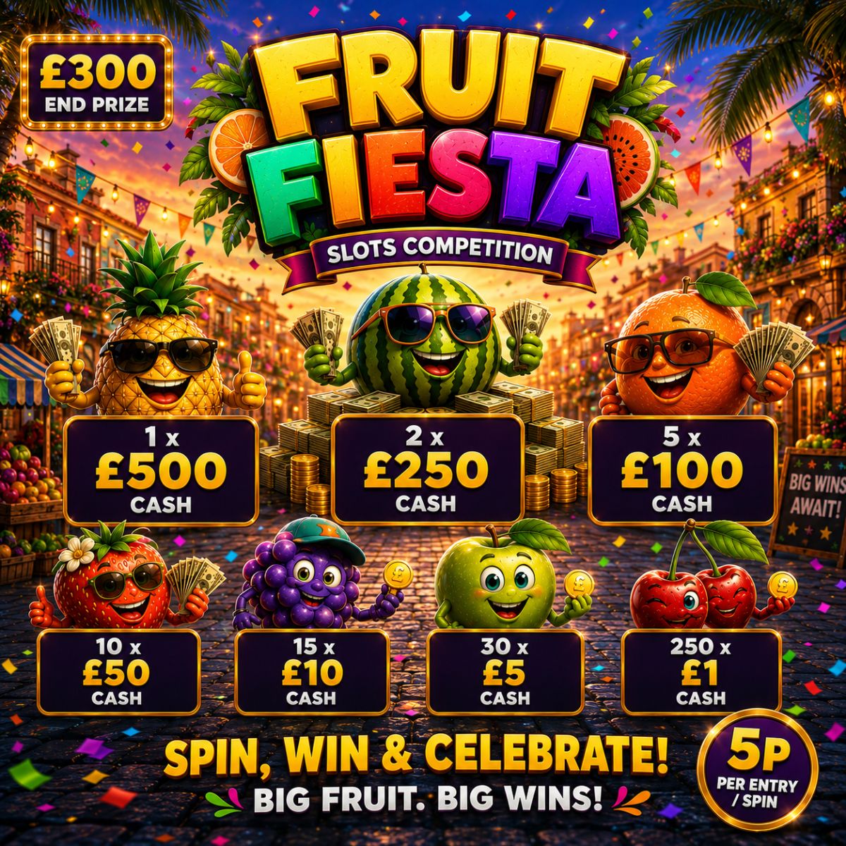 Fruit Fiesta 🍍🍉