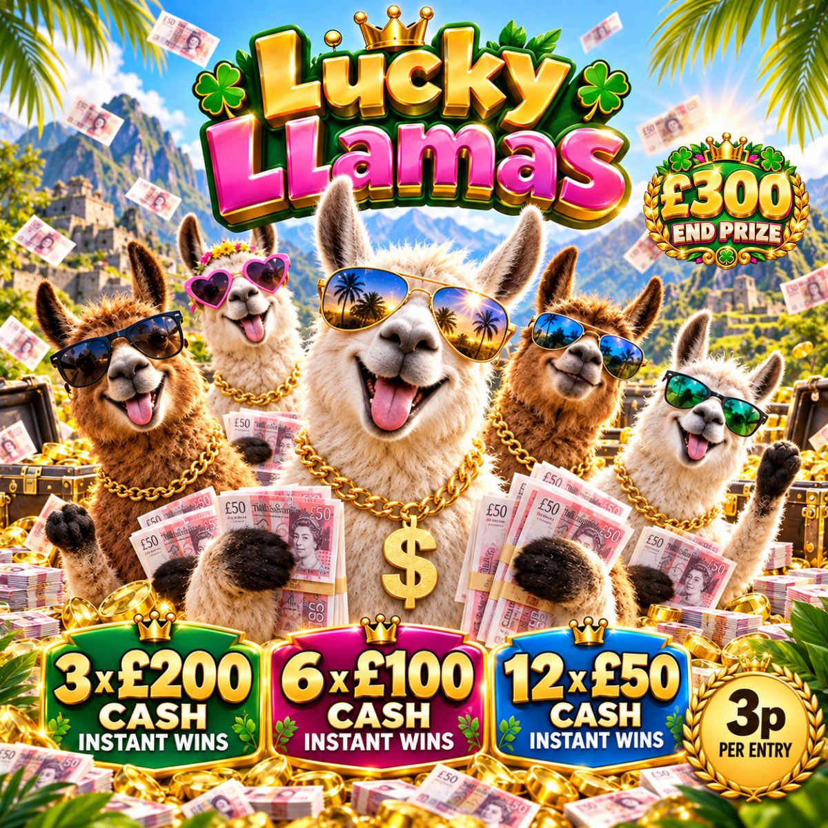 Lucky Llamas 🦙💰