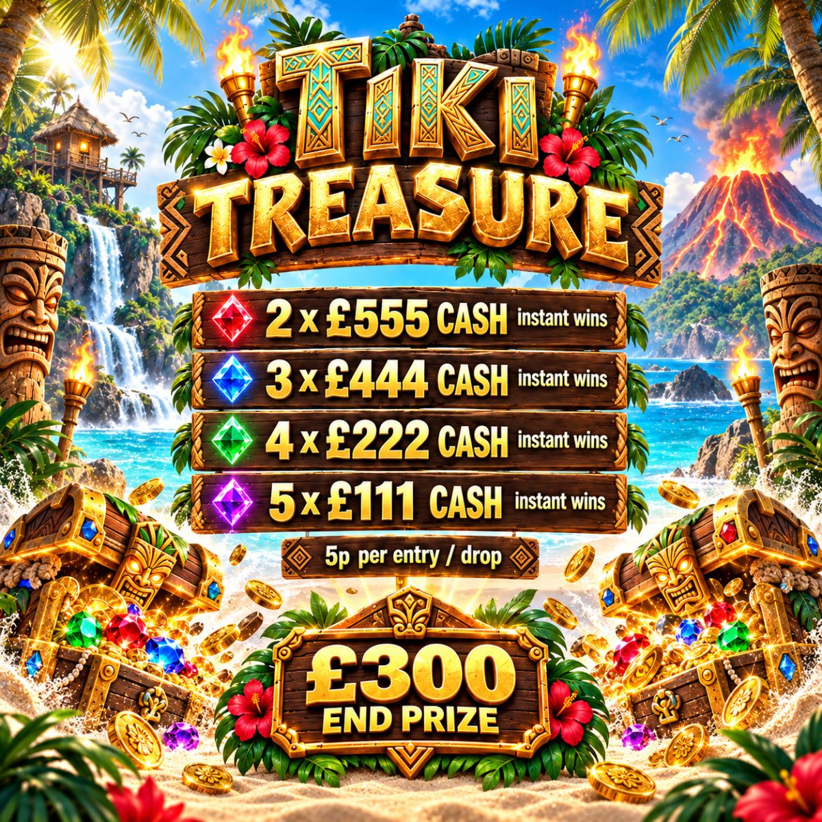 Tiki Treasure 🗿🌴