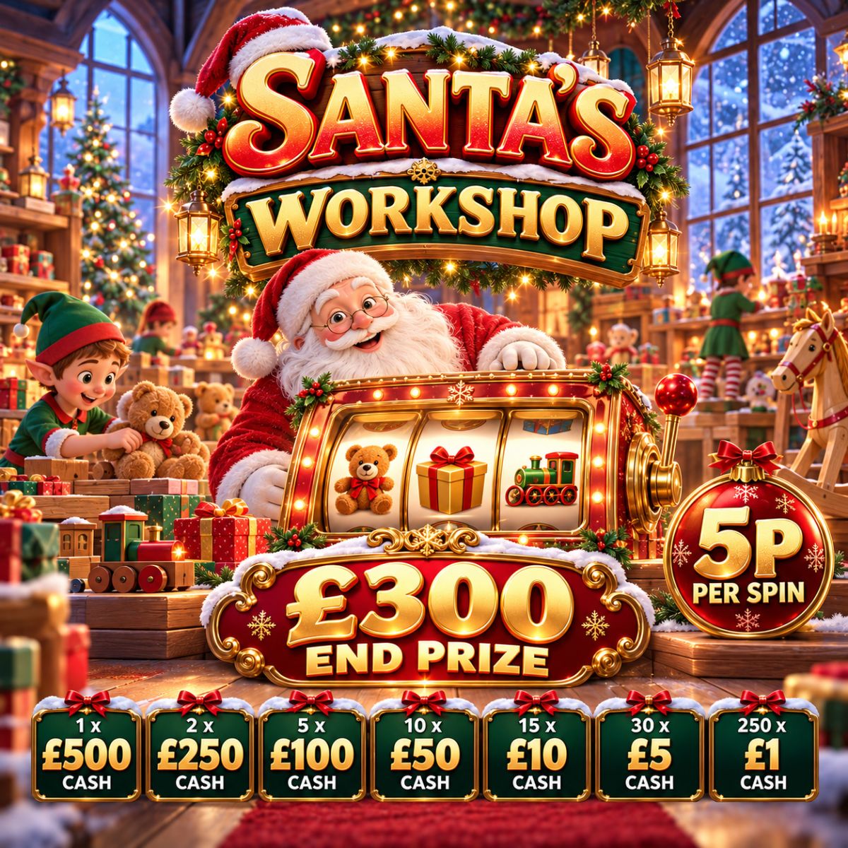 SANTA’S WORKSHOP 🎁🎰