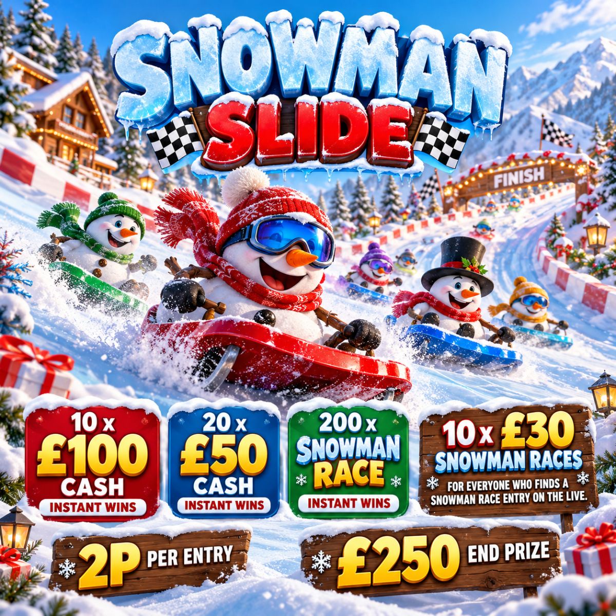 Snowman Slide ☃️