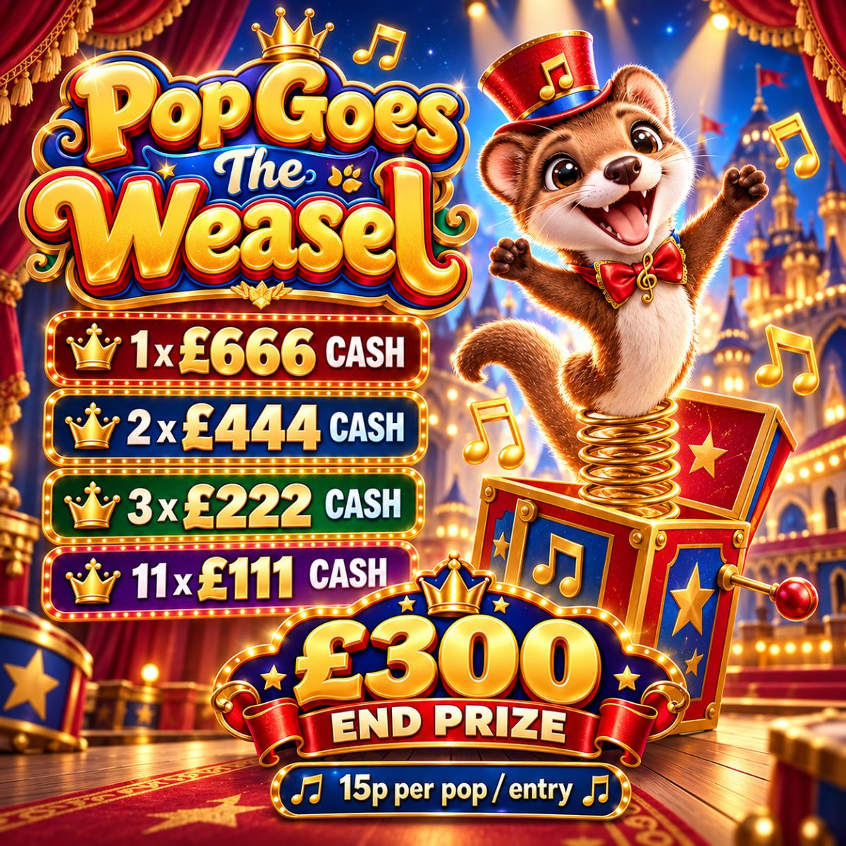 Pop Goes The Weasel 🧨