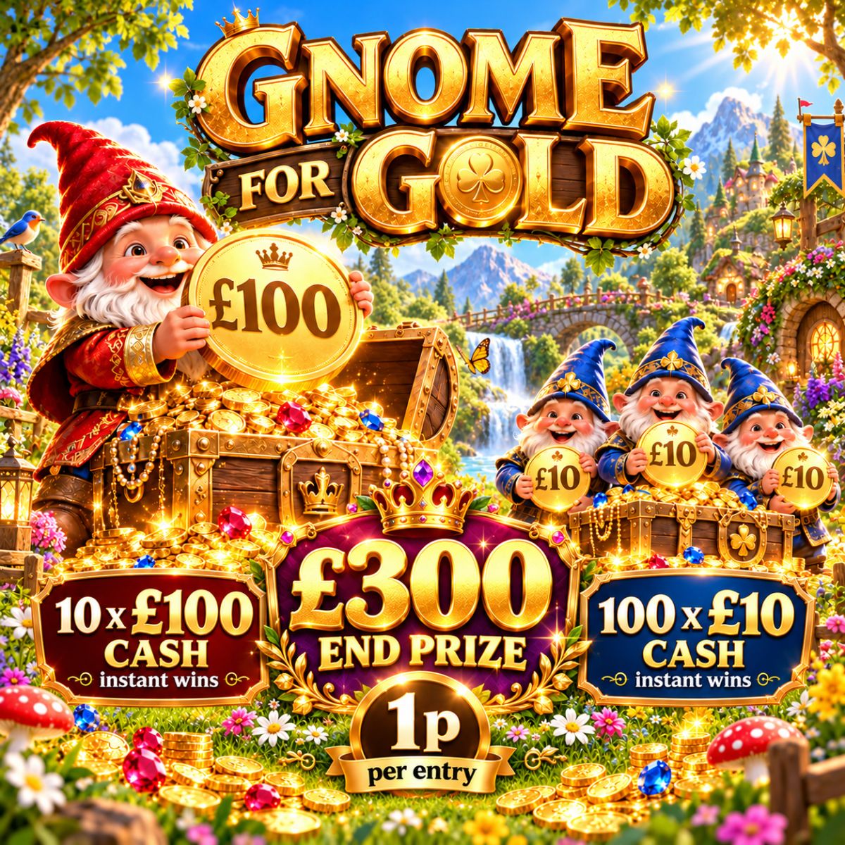GNOME FOR GOLD! 🍀💰