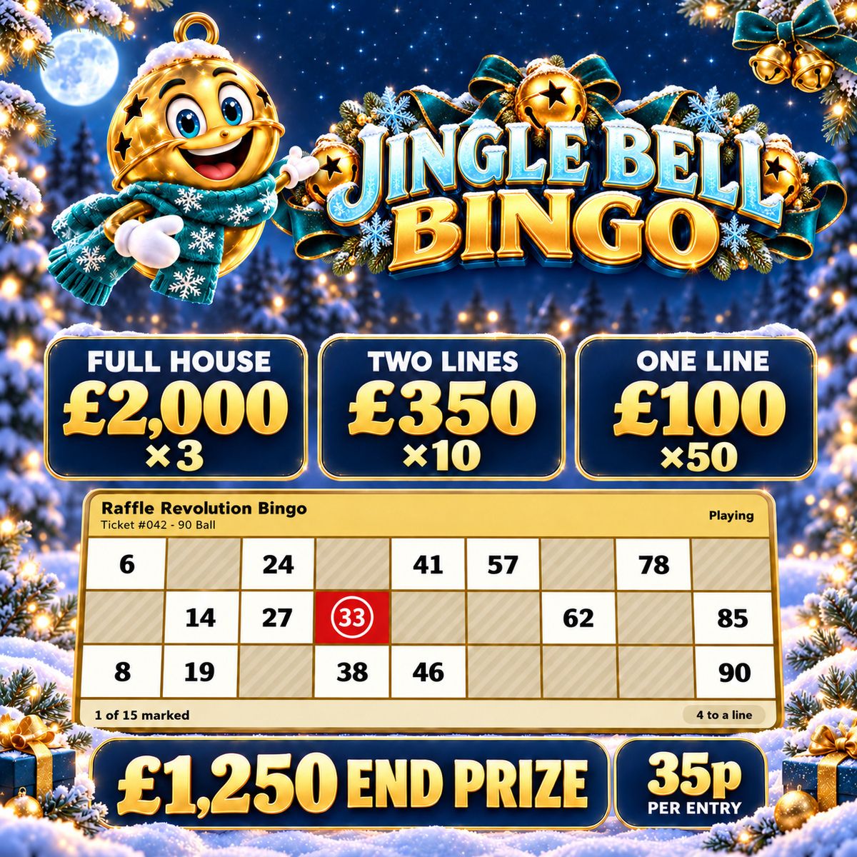 Jingle Bell Bingo 🎄🔔